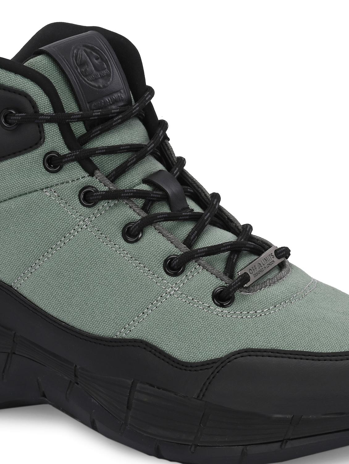 men solid green sport shoe - 22020603 - Standard Image - 5