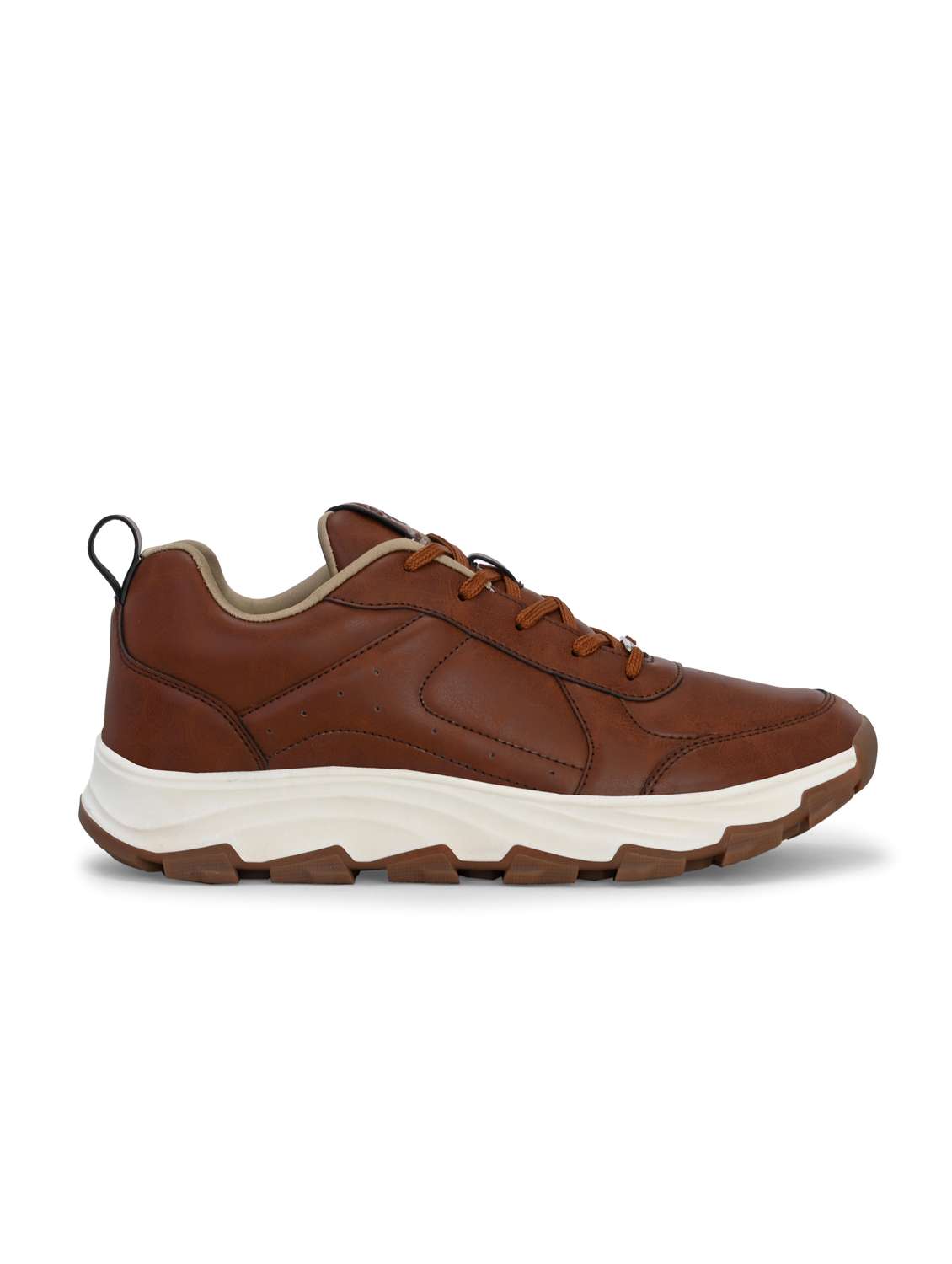 men tan lace up sport shoe - 22020614 -  Standard Image - 3