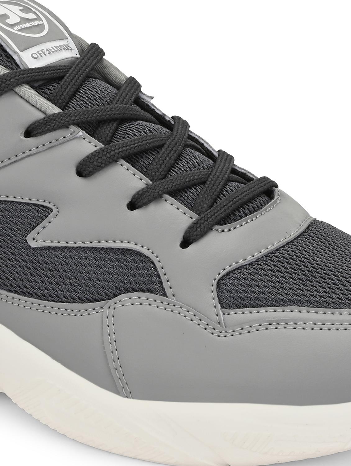 men solid grey sport shoe - 22020624 - Standard Image - 5