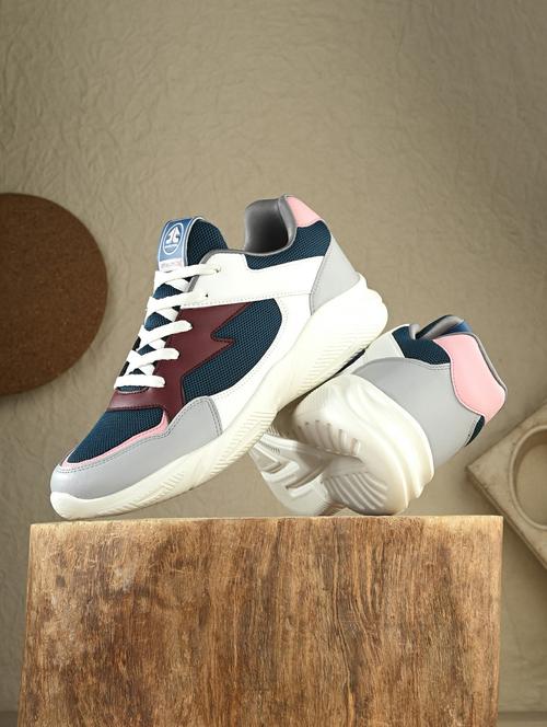 men multi colored lace up sport shoe - 22020627 -  Standard Image - 0