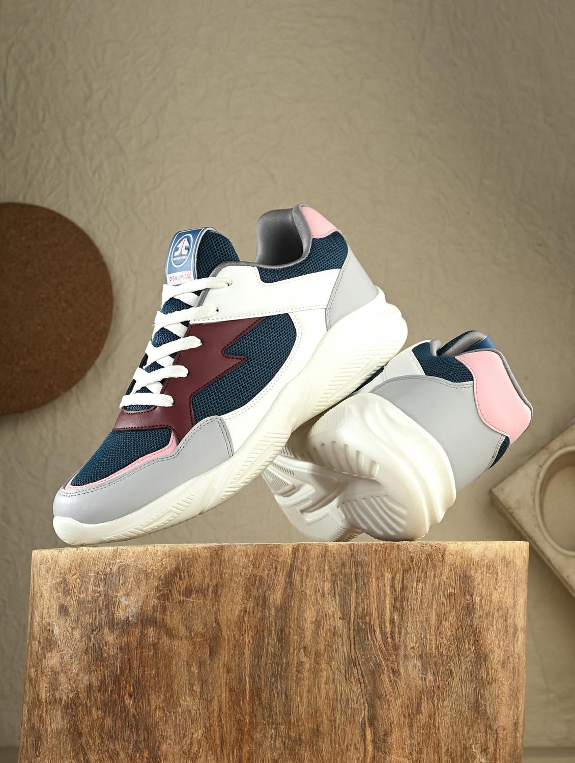 men multi colored lace up sport shoe - 22020627 -  Zoom Image - 0