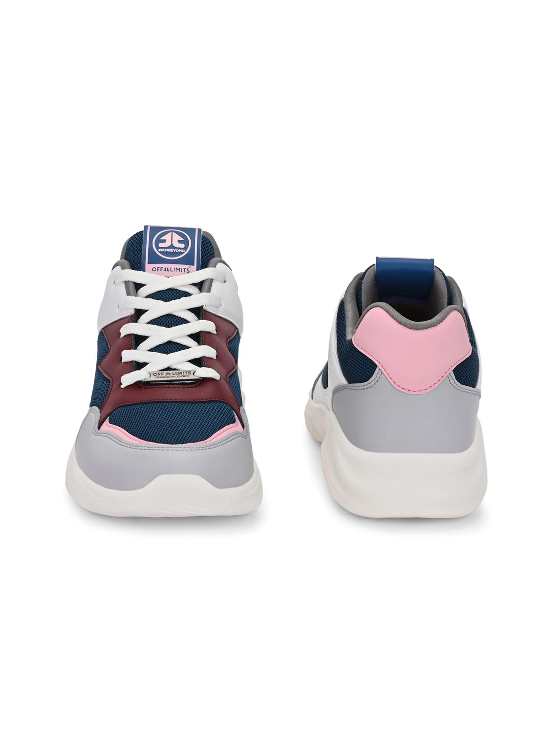 men multi colored lace up sport shoe - 22020627 - Standard Image - 3