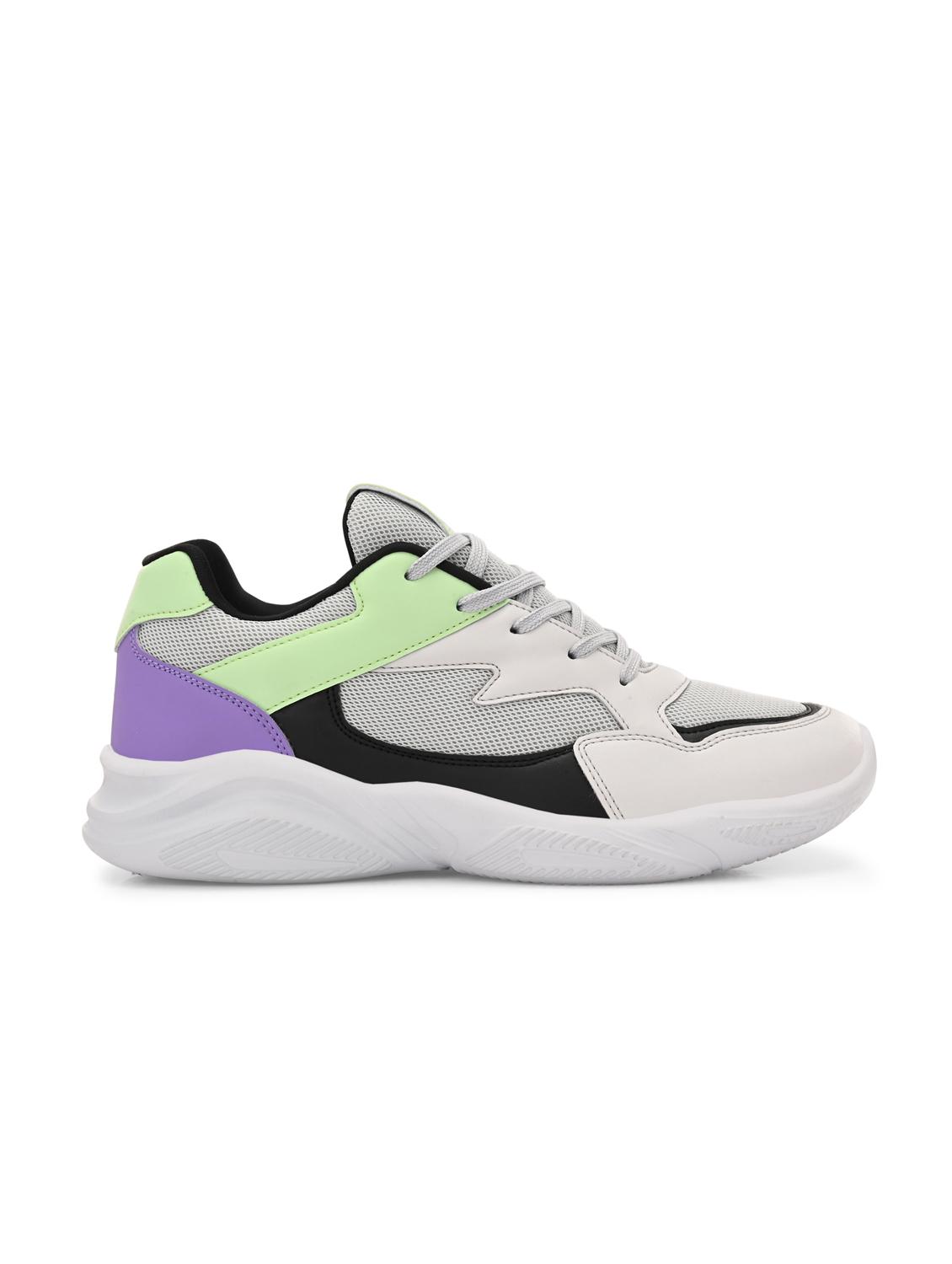 men grey lace up sport shoe - 22020628 - Standard Image - 3