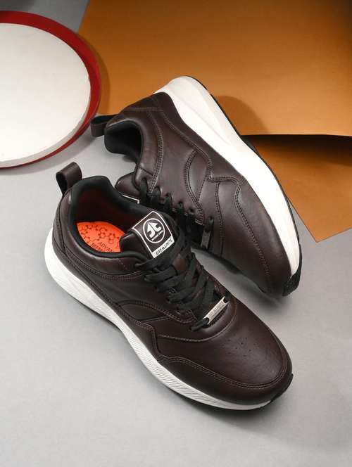 men solid brown sport shoe - 22020631 -  Standard Image - 0