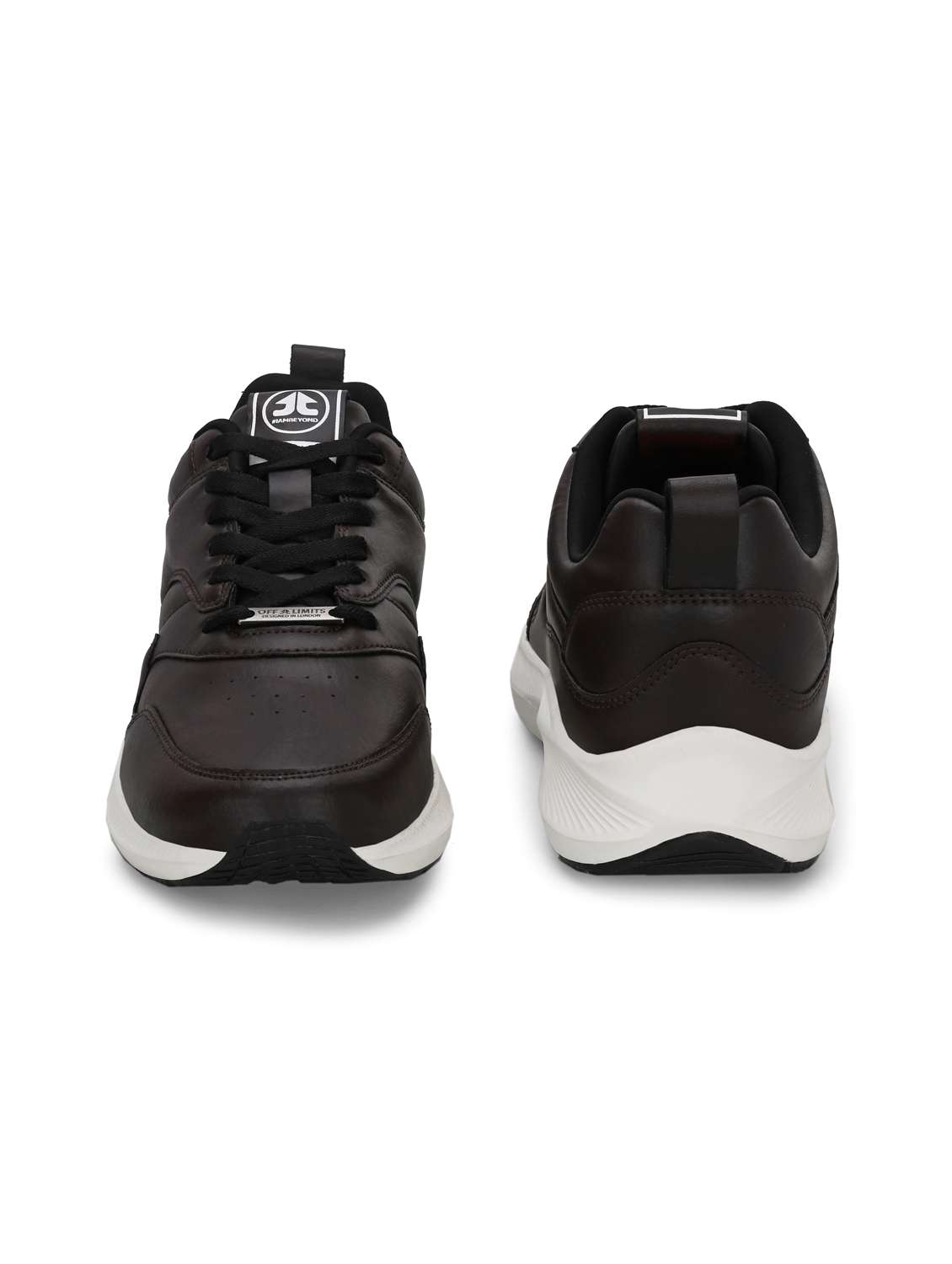 men solid brown sport shoe - 22020631 -  Standard Image - 3