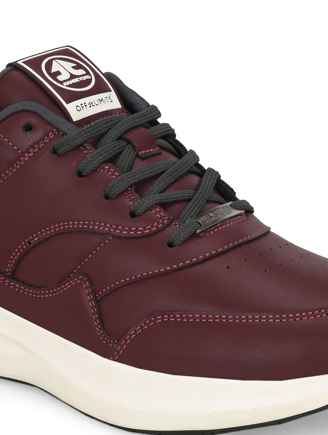 men solid maroon sport shoe - 22020633 -  Standard Image - 5