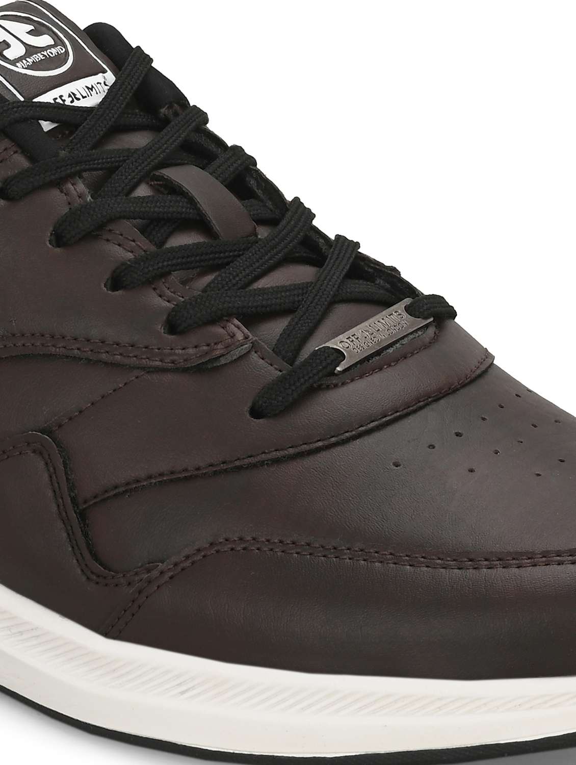 men brown solid sport shoe - 22020638 -  Standard Image - 5