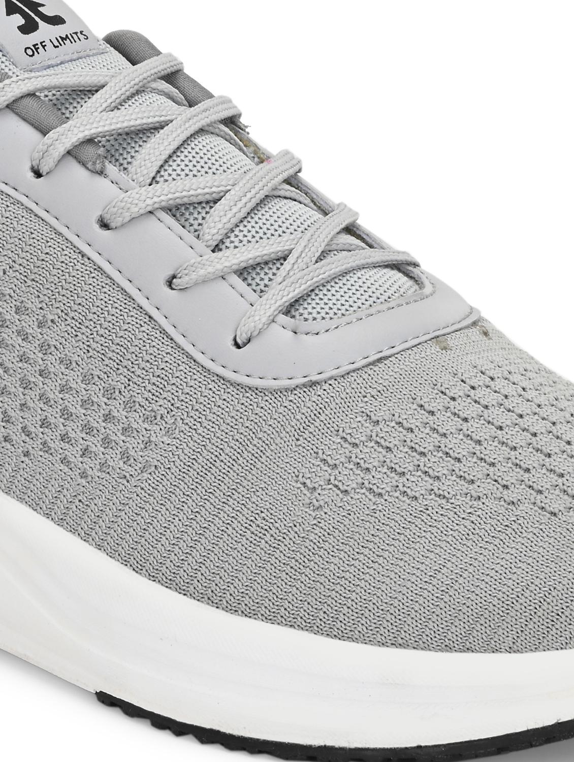 men solid grey sport shoe - 22020644 - Standard Image - 5