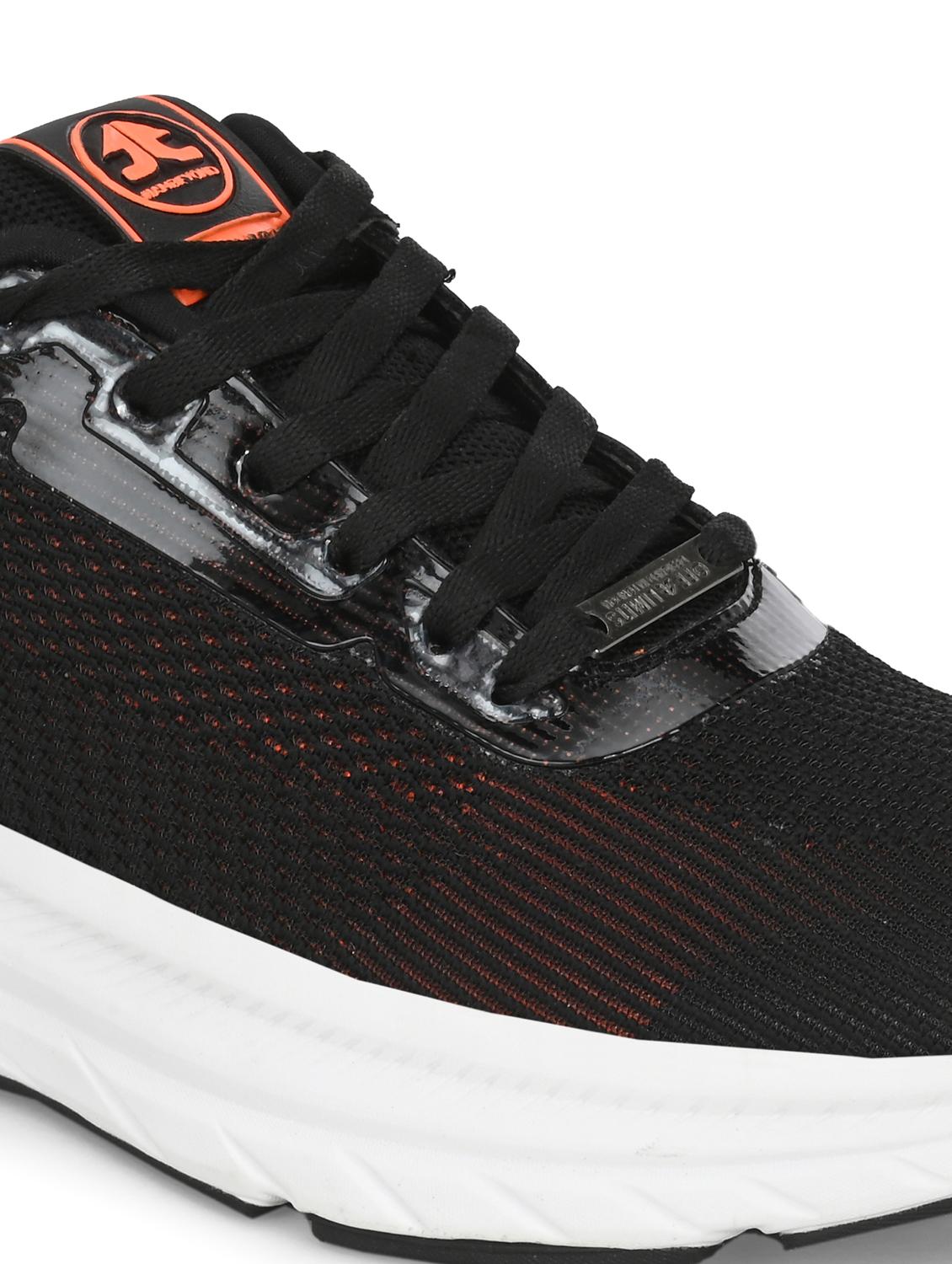 men solid black sport shoe - 22020656 - Standard Image - 5