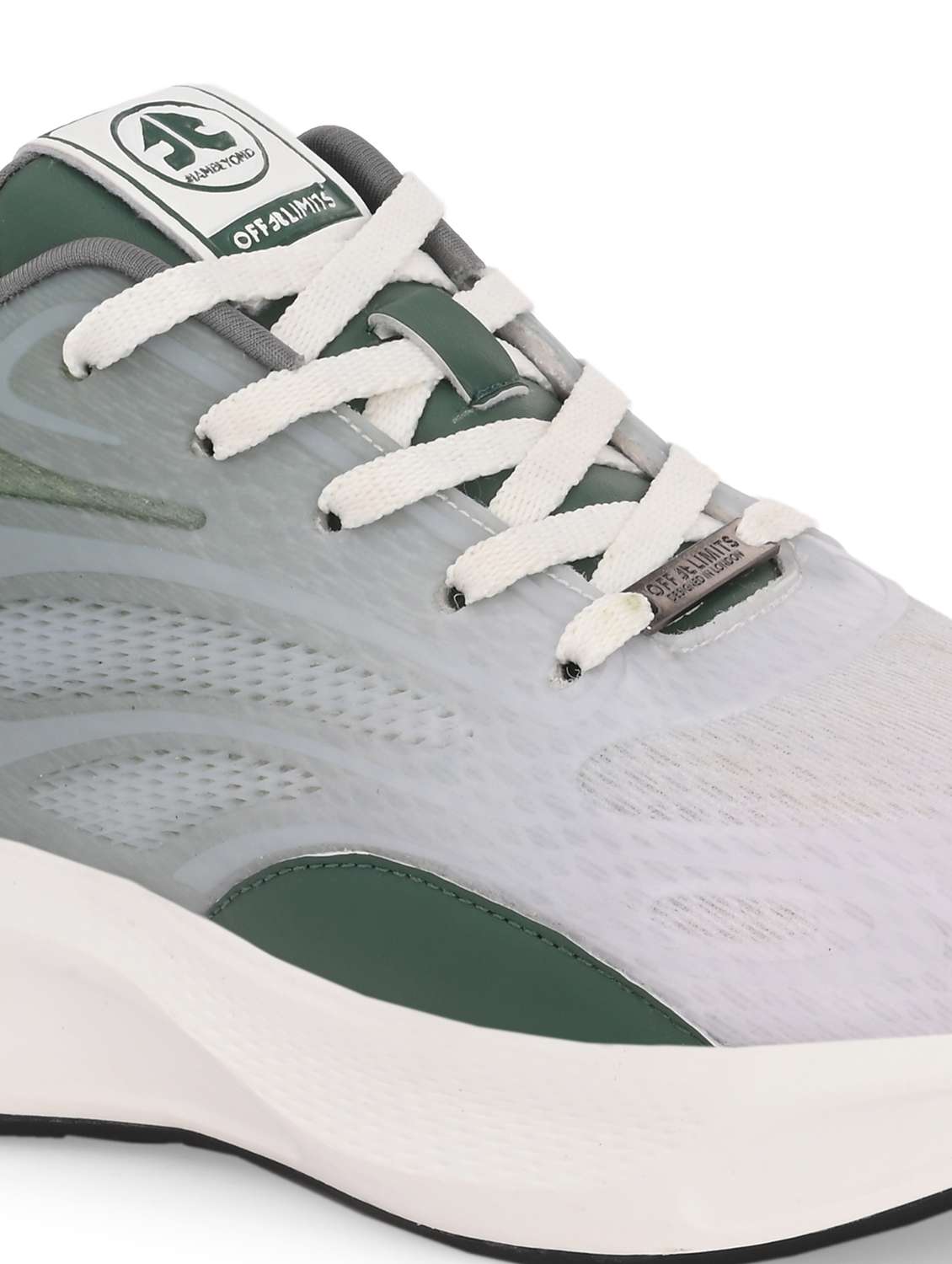 men solid lace up green sport shoe - 22020660 -  Standard Image - 5