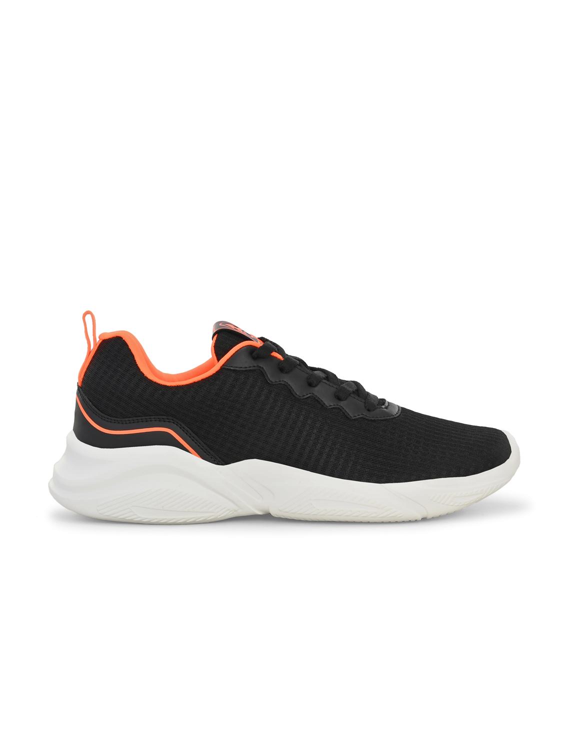 men solid lace up black sport shoe - 22020673 - Standard Image - 3