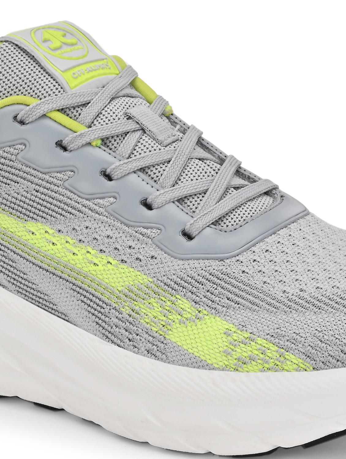 men solid grey sport shoe - 22020677 - Standard Image - 5