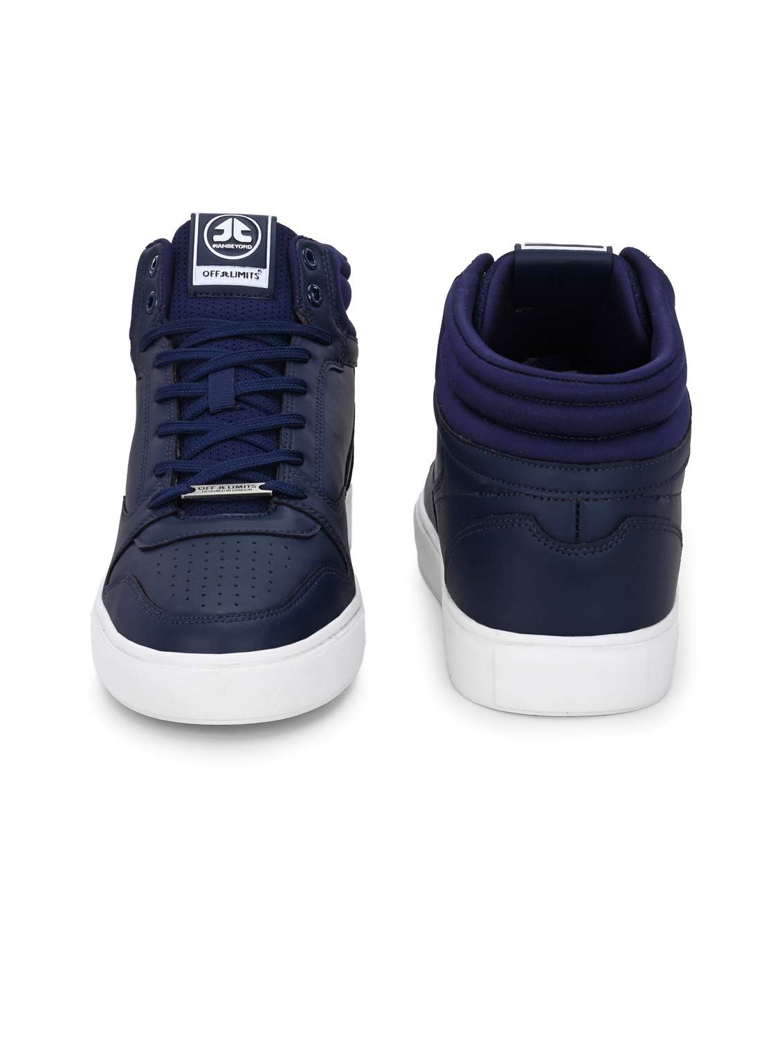 men navy lace up sneaker - 22020697 - Standard Image - 3