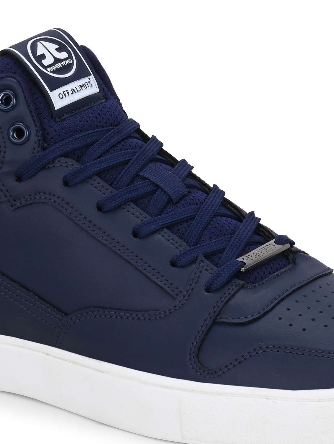 men navy lace up sneaker - 22020697 - Standard Image - 5