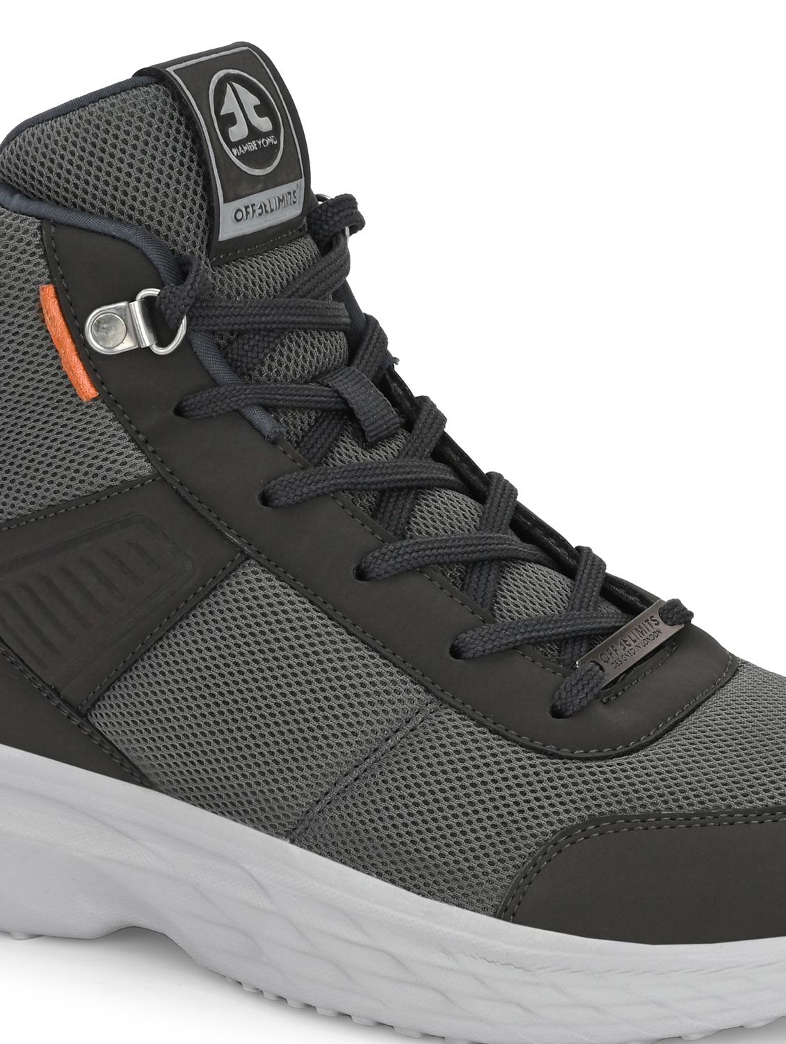 men grey lace up sneaker - 22020701 - Standard Image - 5