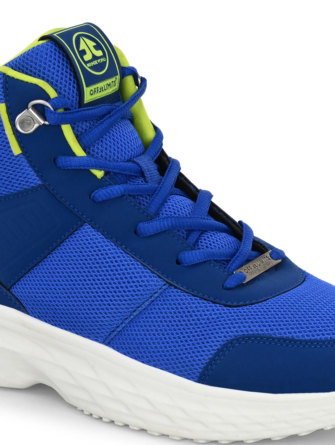 men blue lace up sneaker - 22020702 - Standard Image - 5