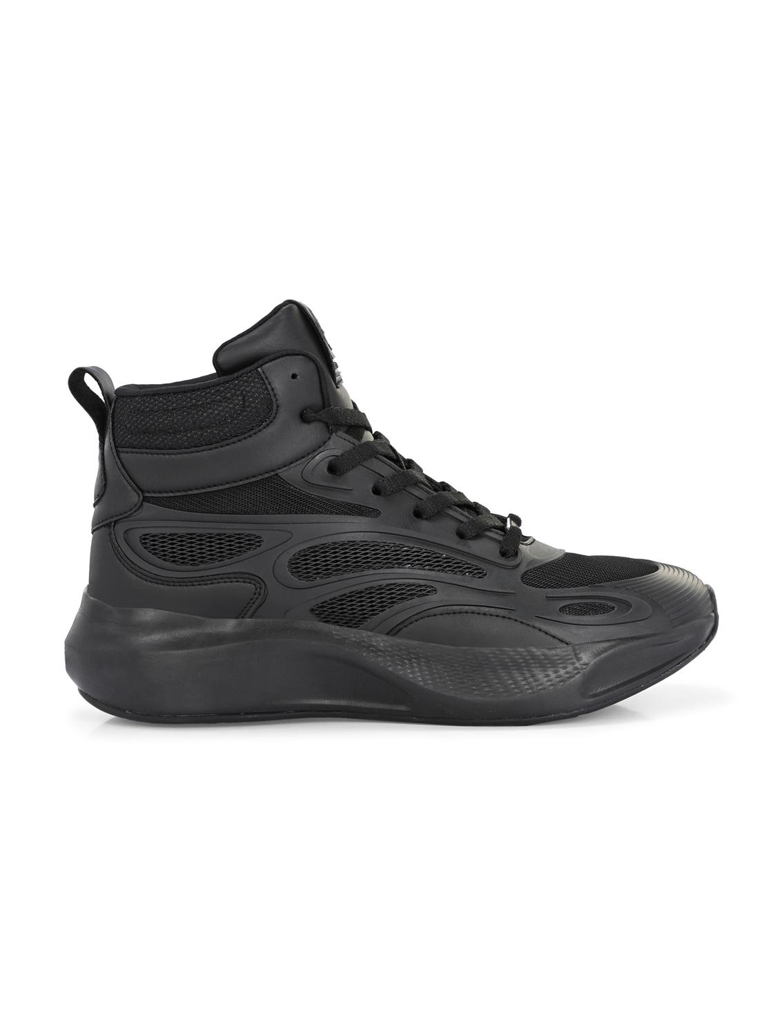 men black lace up sneaker - 22020704 - Standard Image - 3