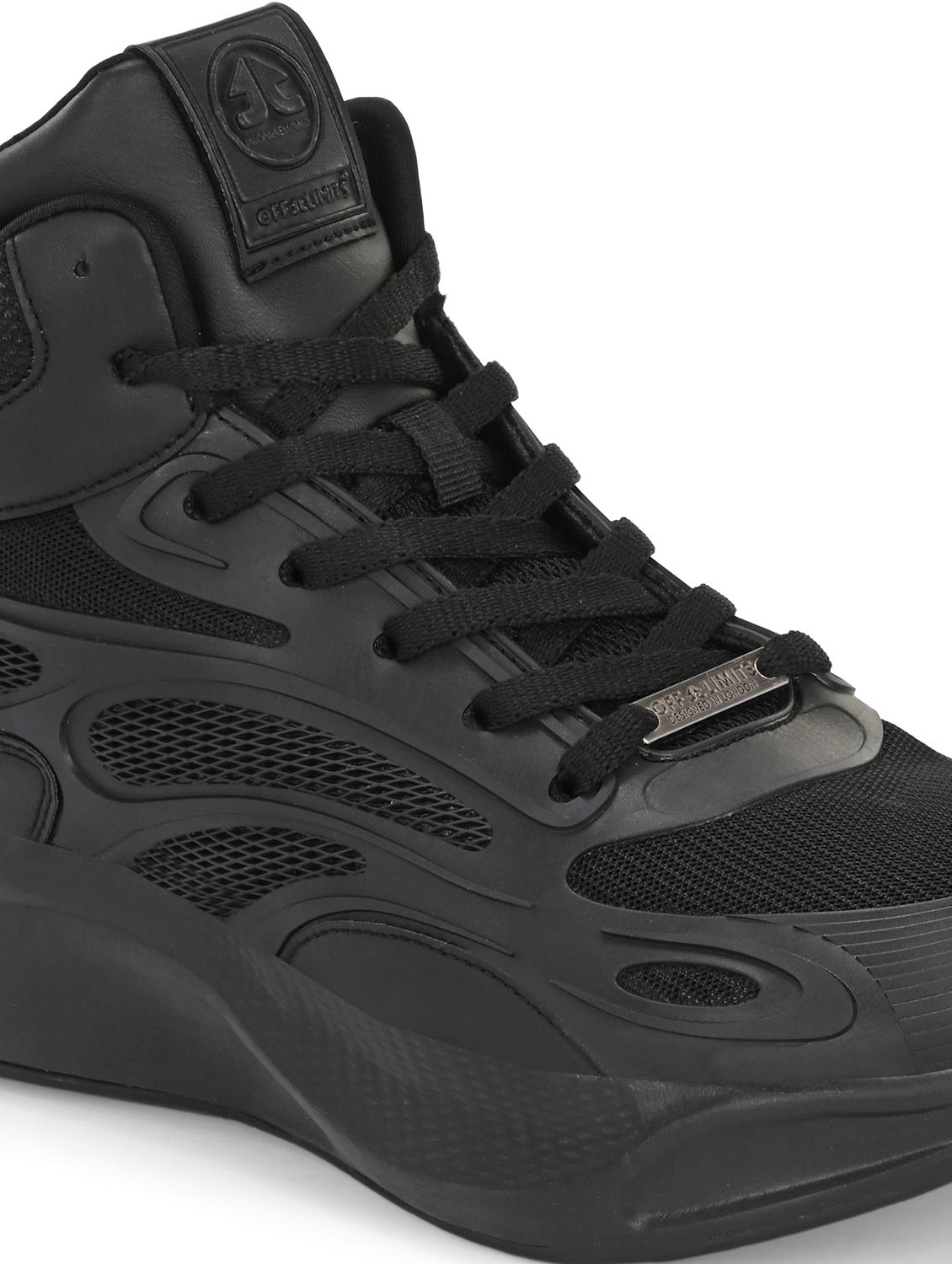 men black lace up sneaker - 22020704 - Standard Image - 5