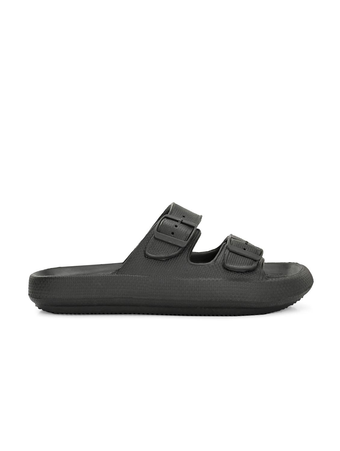 men black slip on slider - 22020706 - Standard Image - 3