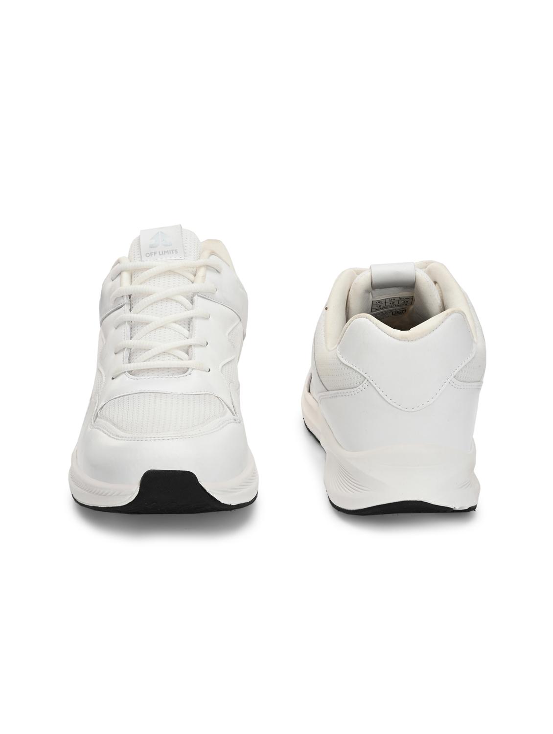 men white lace up sport shoe - 22020707 - Standard Image - 3