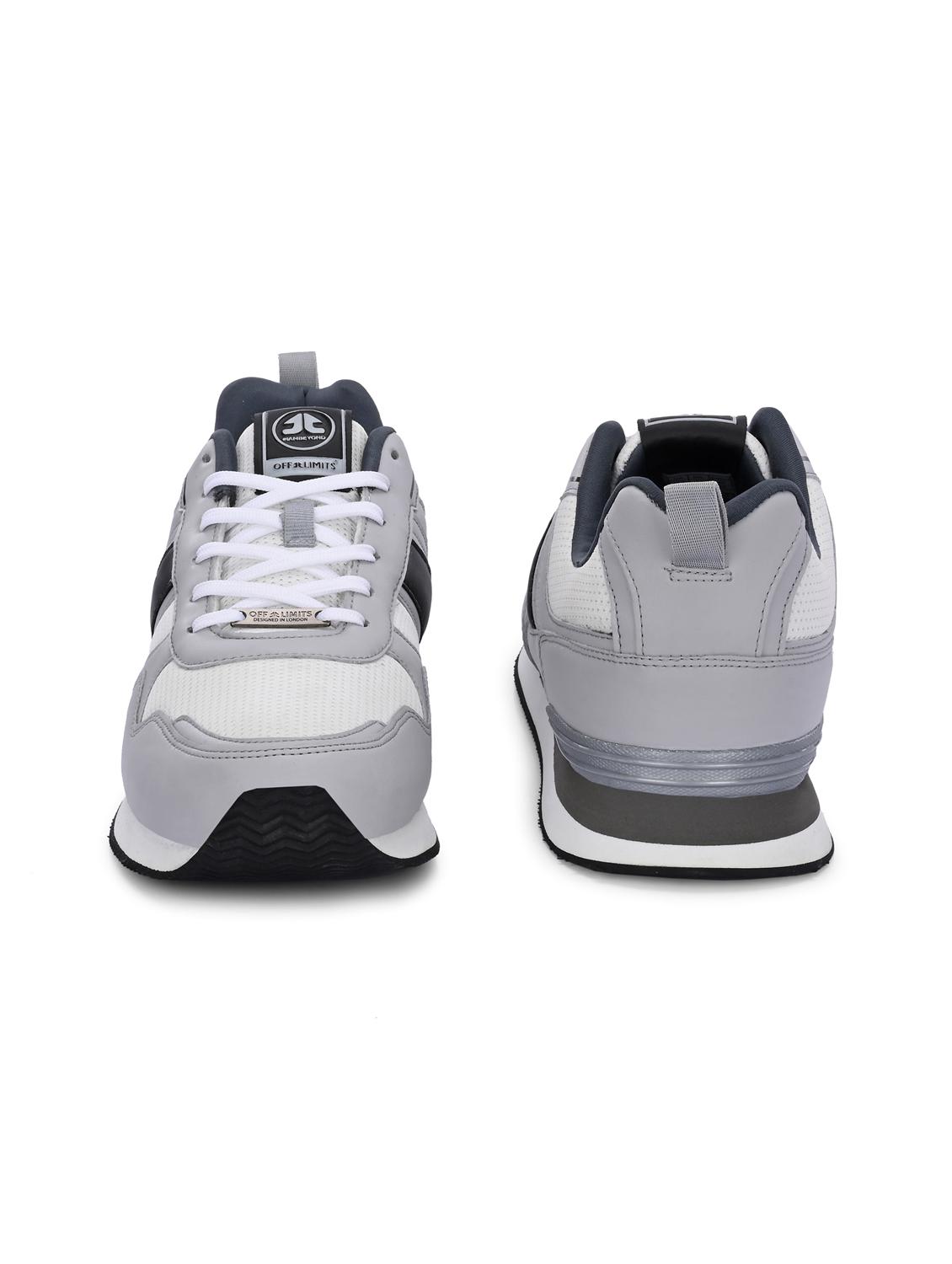 men grey lace up sport shoe - 22020711 - Standard Image - 3