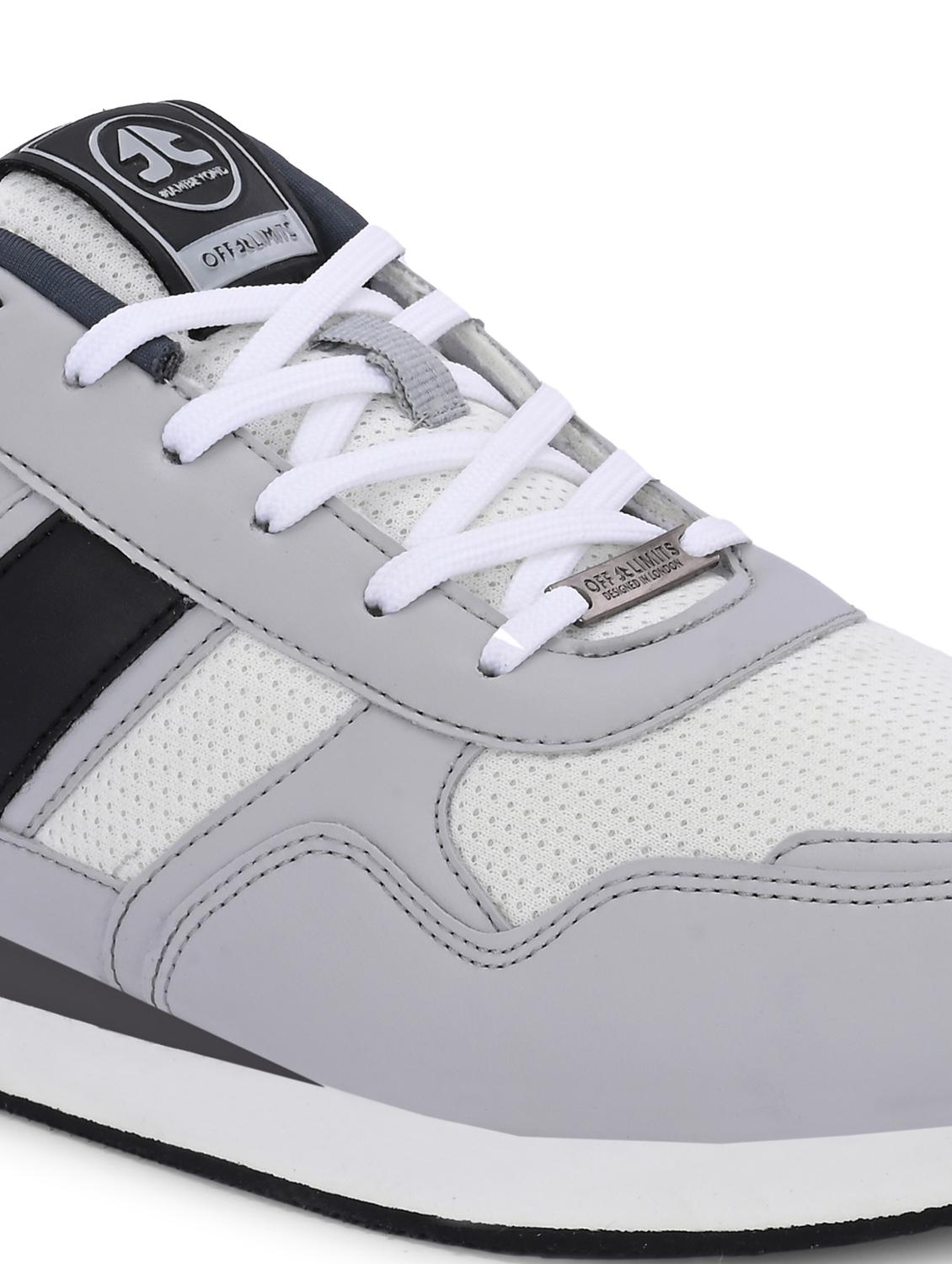 men grey lace up sport shoe - 22020711 - Standard Image - 5