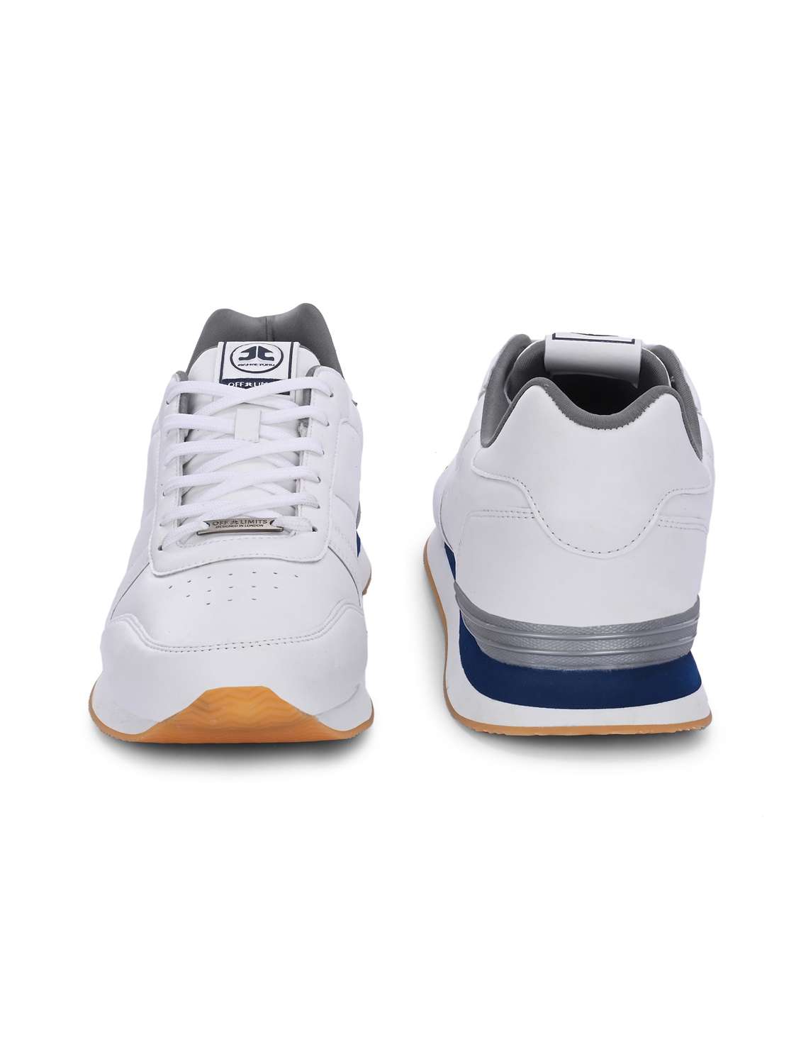 men white lace up sneaker - 22020715 -  Standard Image - 3