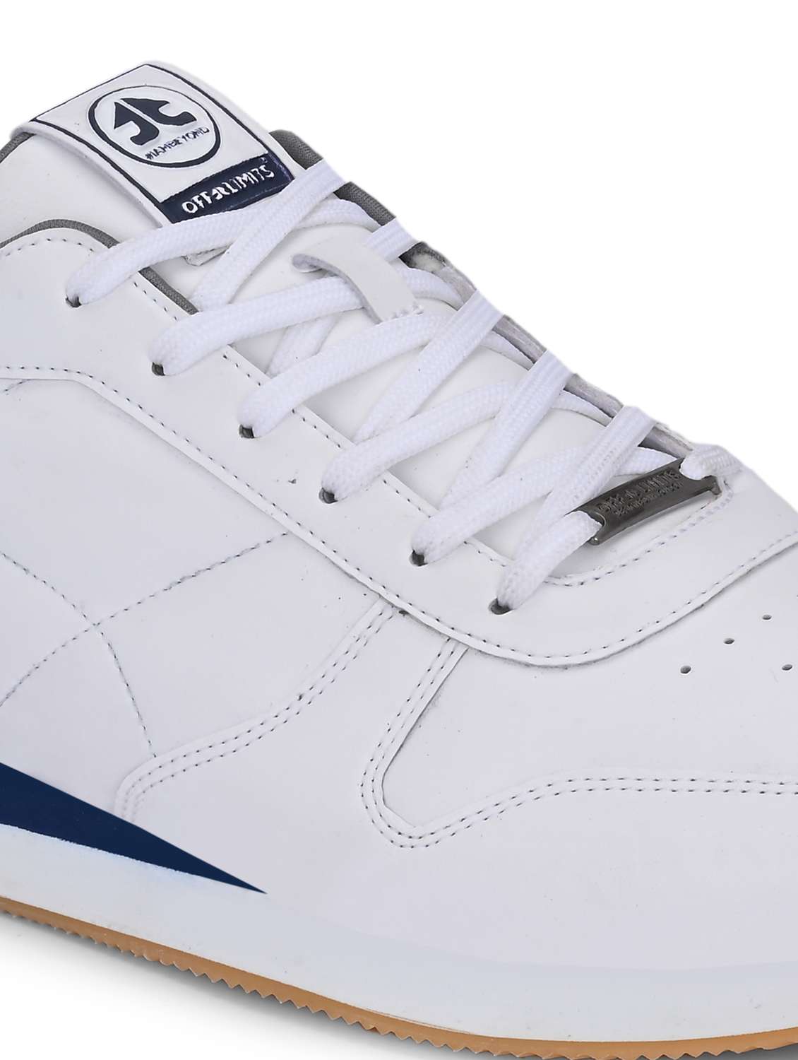 men white lace up sneaker - 22020715 -  Standard Image - 5