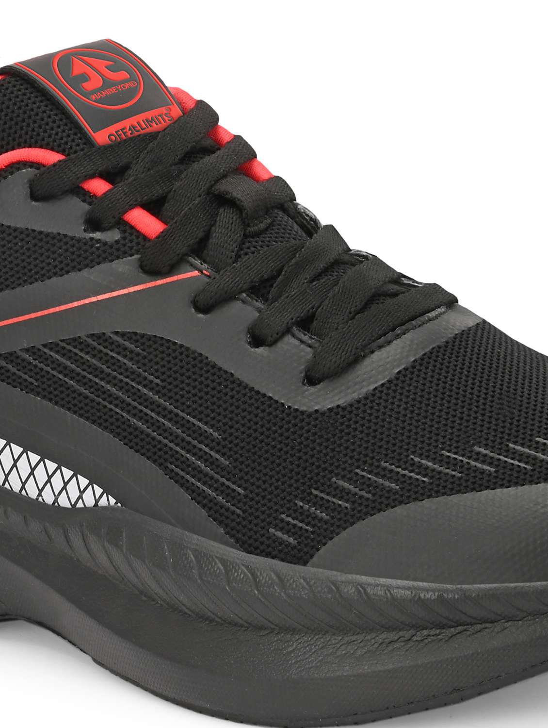 men black lace up sport shoe - 22020729 -  Standard Image - 5