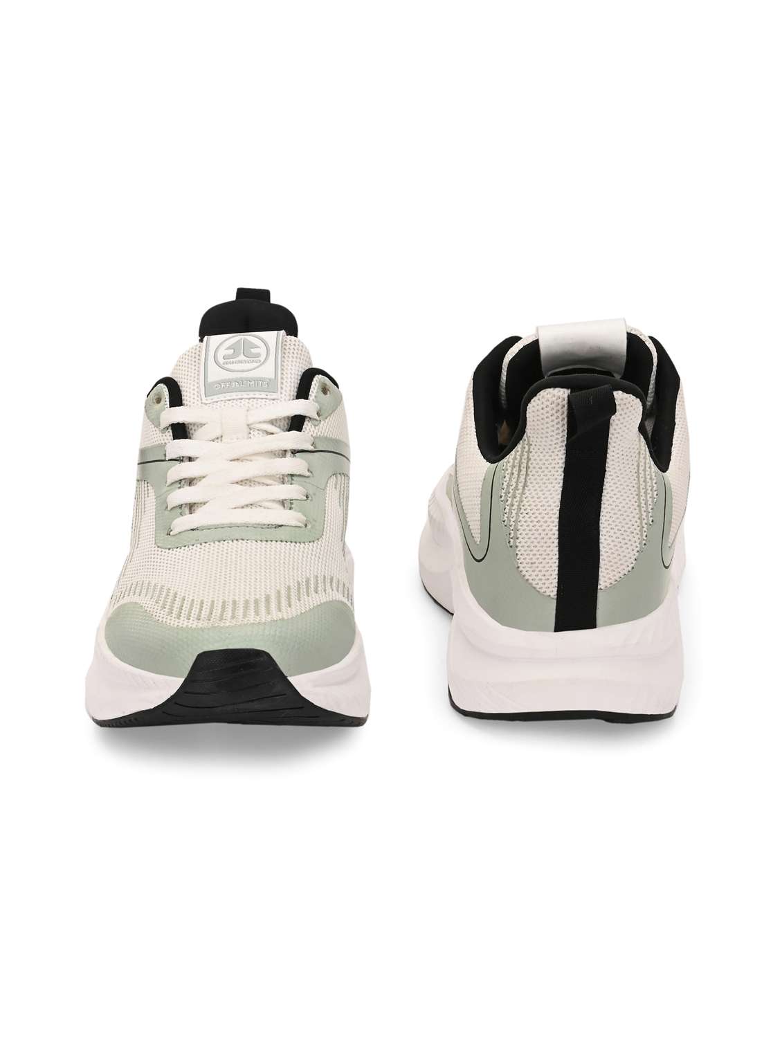men off white lace up sport shoe - 22020731 -  Standard Image - 3