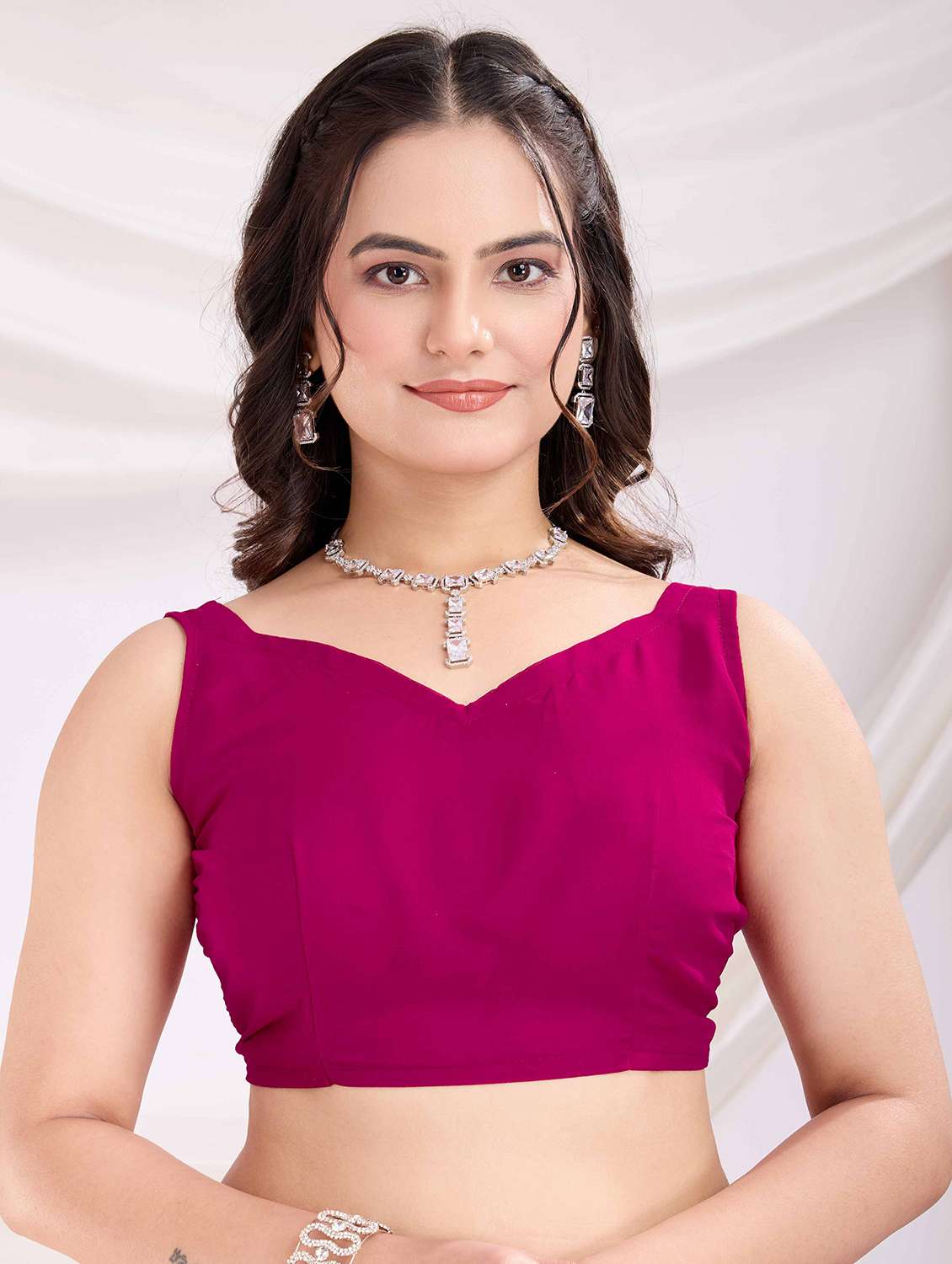 women floral embroidered saree with blouse - 22021309 -  Standard Image - 5