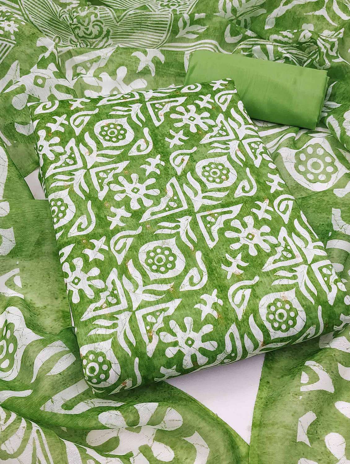women printed unstitched suit set - 22021462 -  Zoom Image - 0