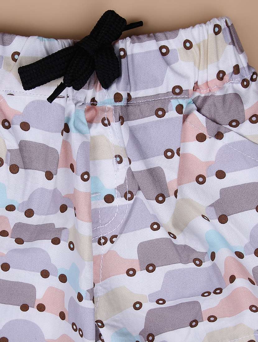 boys printed mid rise shorts - 22022063 -  Standard Image - 3