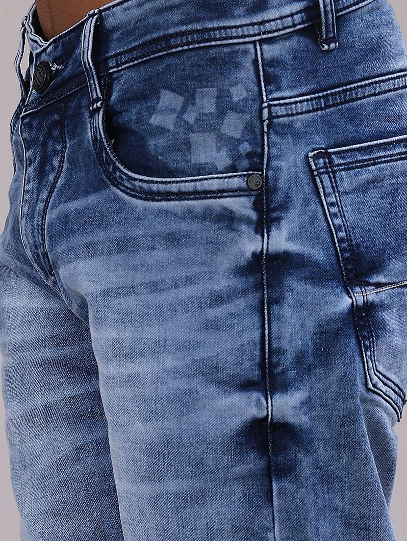 men washed mid rise full length jeans - 22022253 -  Standard Image - 5