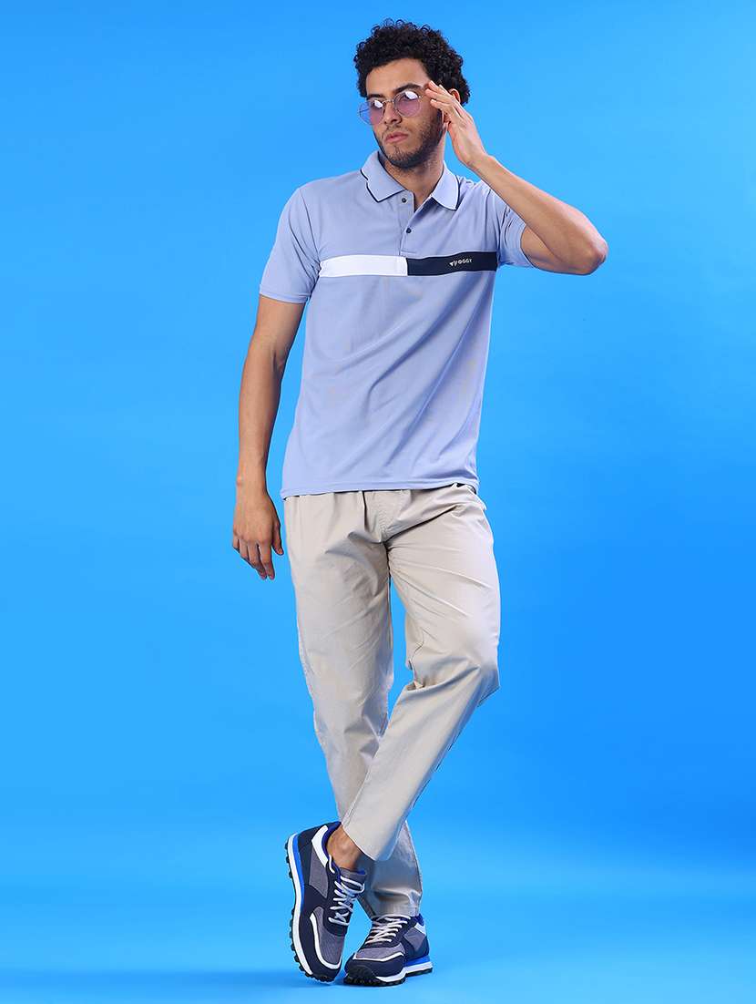 men striped short sleeve regular fit polo t-shirt - 22022262 -  Standard Image - 3