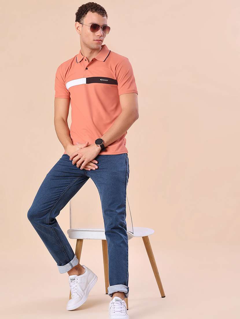 men striped short sleeve regular fit t-shirt - 22022273 -  Standard Image - 3