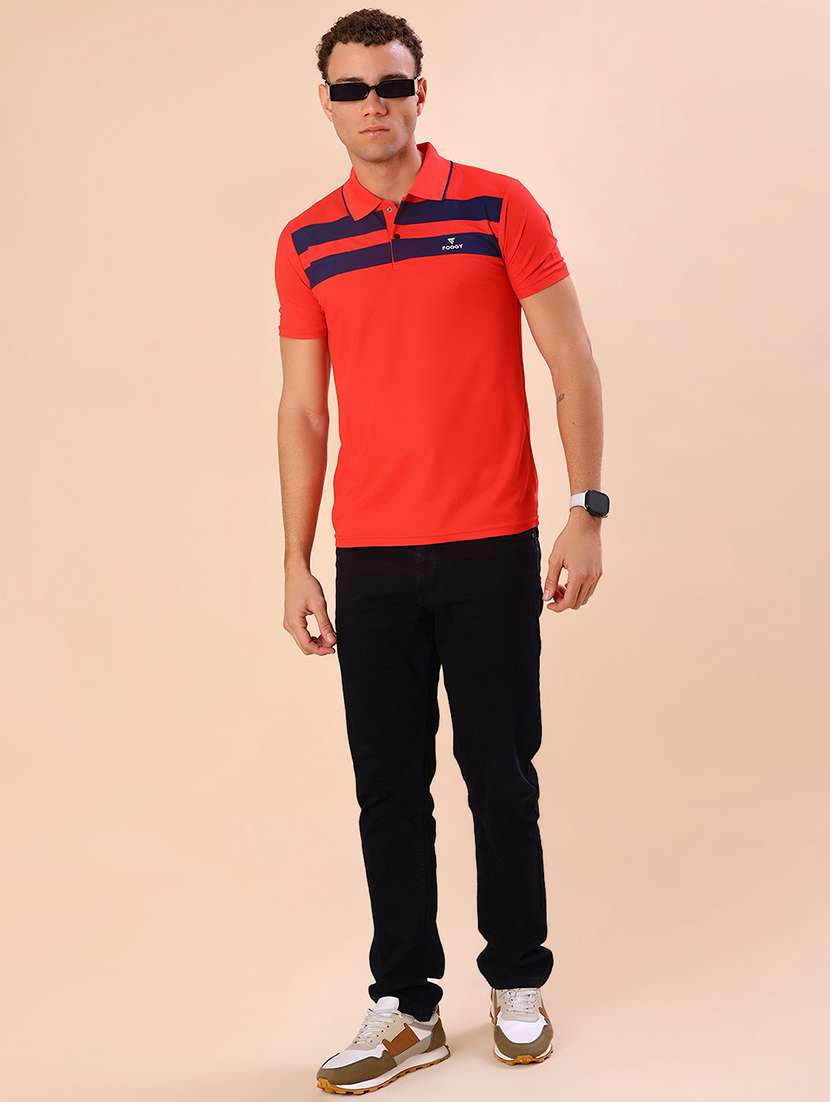 men striped short sleeve regular fit t-shirt - 22022279 -  Standard Image - 3