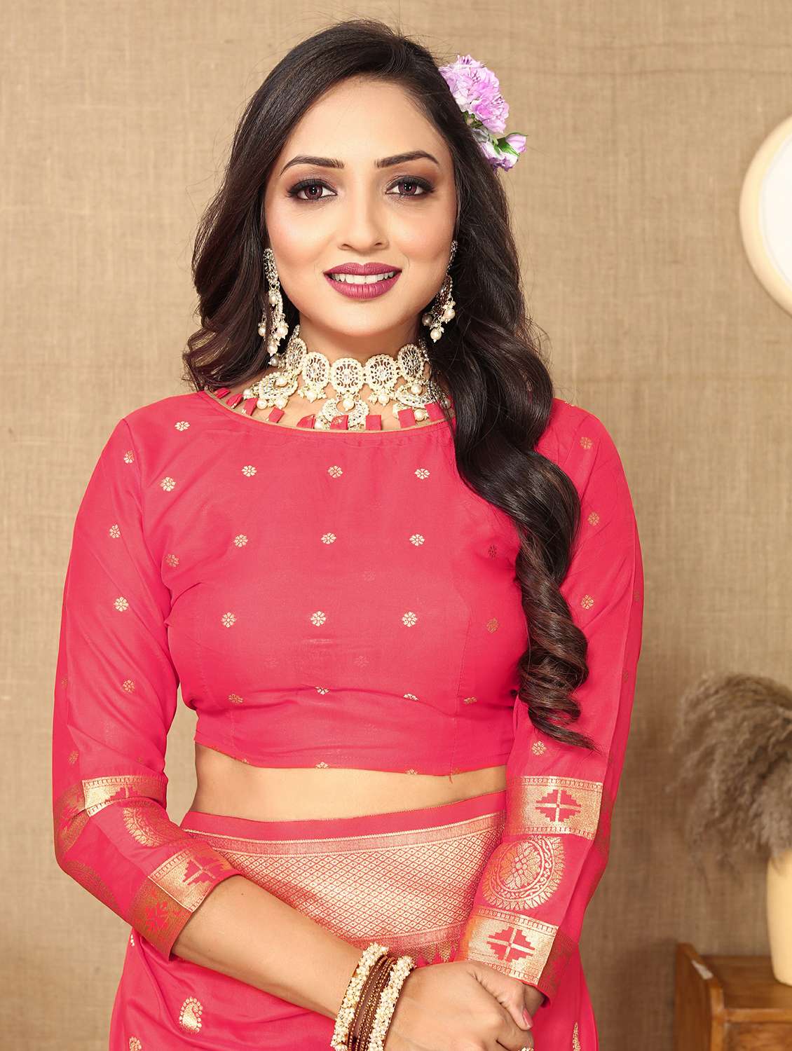 women self design paithani saree with blouse - 22022421 -  Standard Image - 3