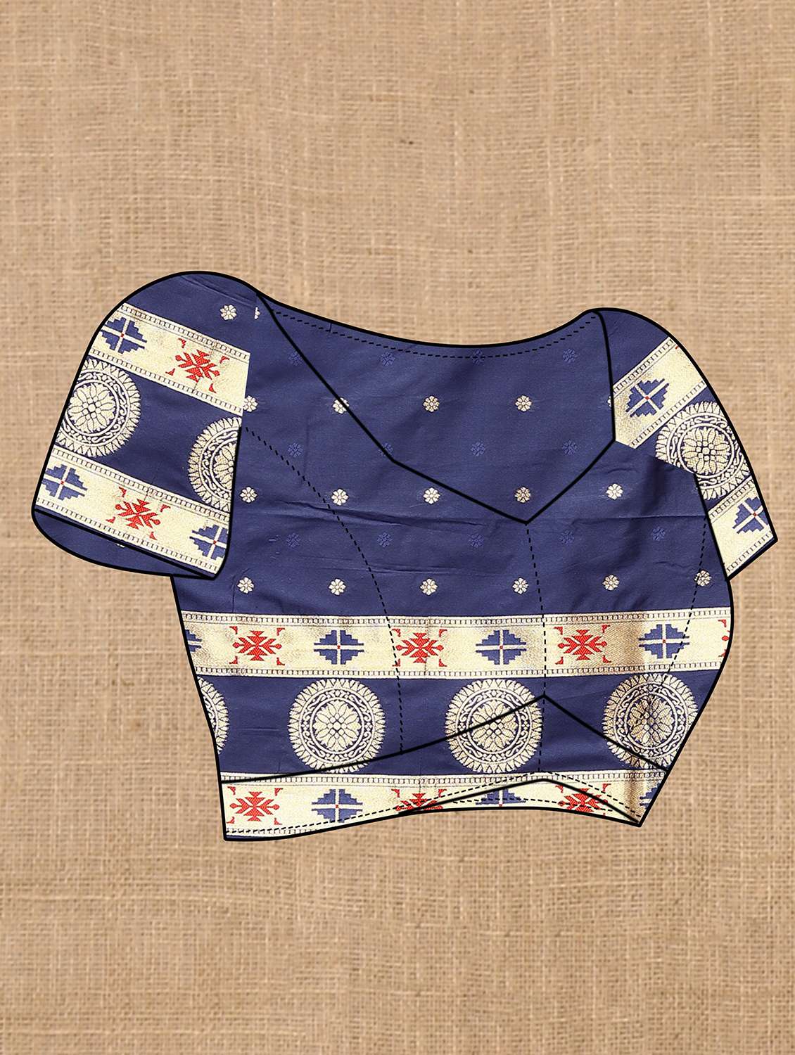 women self design paithani saree with blouse - 22022422 -  Standard Image - 5