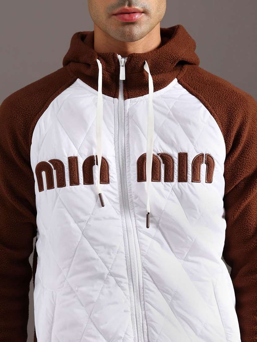 men color blocked long sleeve hooded sweatshirt - 22022570 -  Standard Image - 5