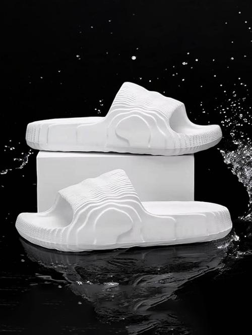 men white slip on slider - 22022835 - Standard Image - 0