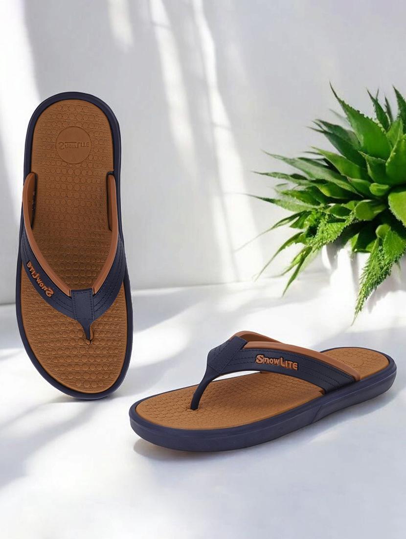 men brown slip on flip flop - 22023446 - Zoom Image - 0
