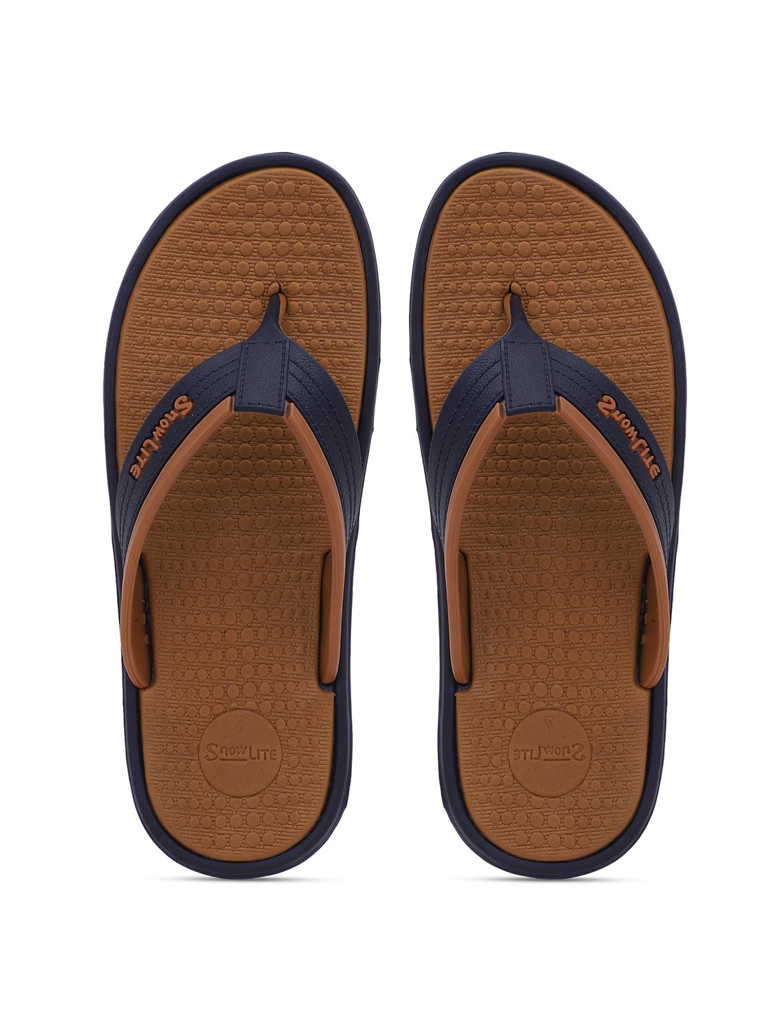 men brown slip on flip flop - 22023446 - Standard Image - 5