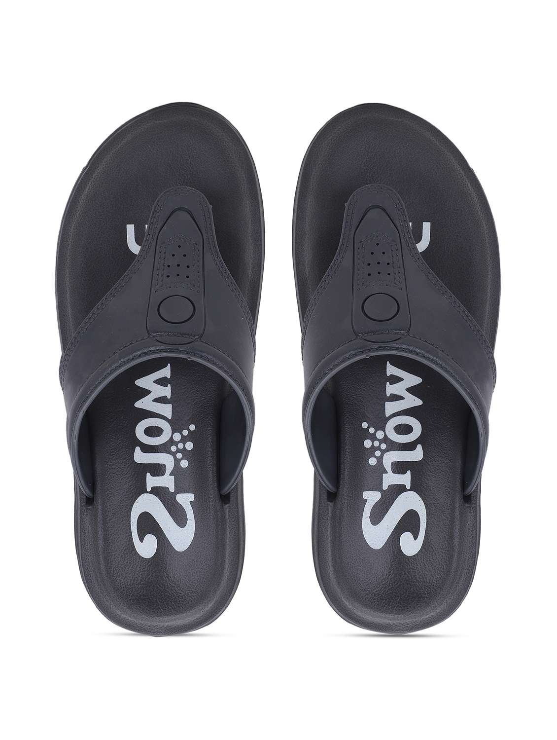 men grey slip on flip flop - 22023451 -  Standard Image - 5