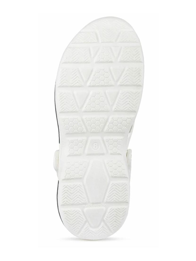 men's round toe white solid clogs - 22023984 - Standard Image - 5
