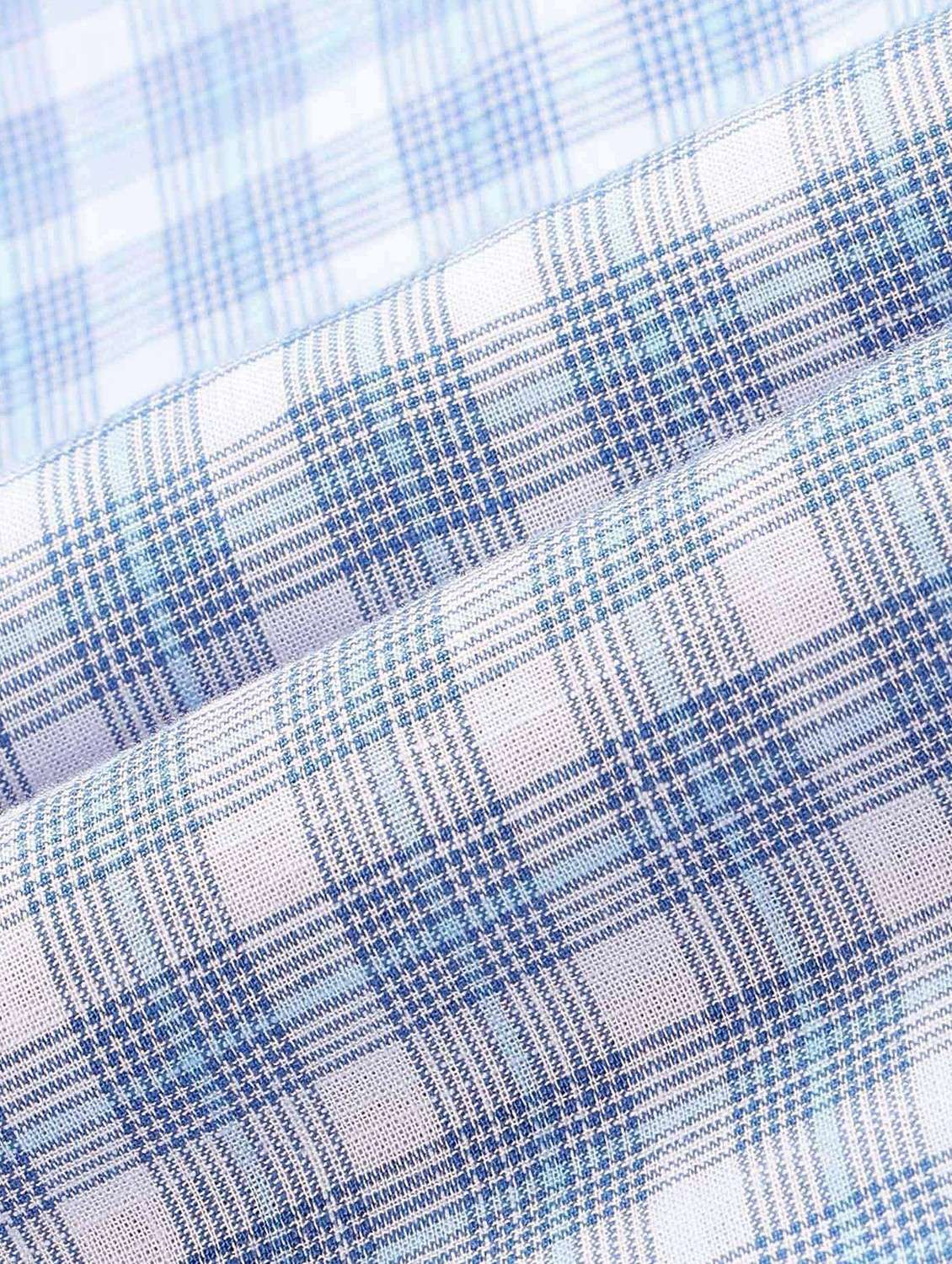 men checkered long sleeve slim fit casual shirt - 22024839 -  Standard Image - 5