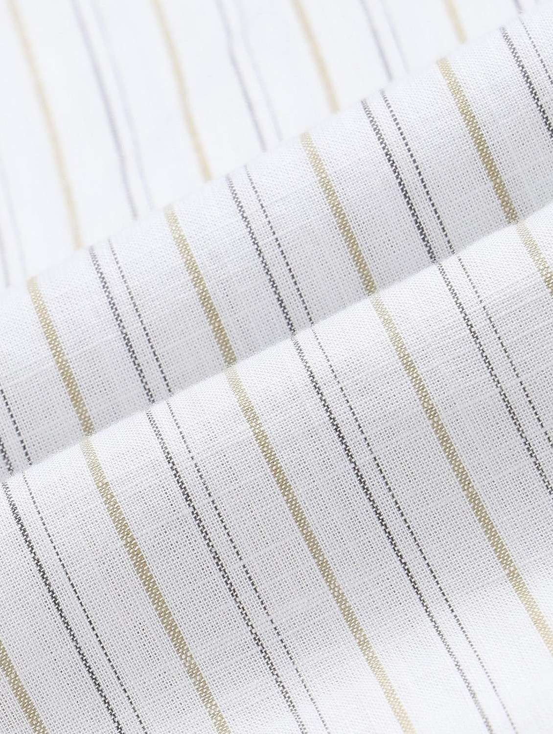 men striped long sleeve slim fit casual shirt - 22024843 -  Standard Image - 5