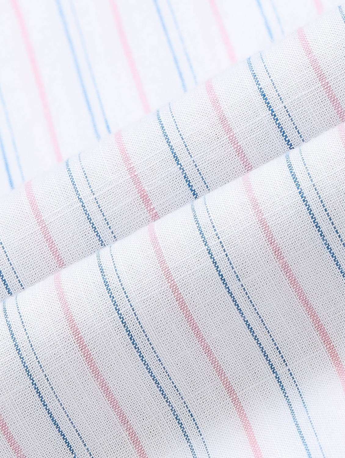 men striped long sleeve slim fit casual shirt - 22024844 -  Standard Image - 5