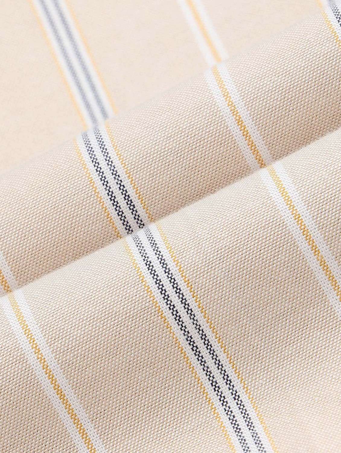 men striped long sleeve slim fit casual shirt - 22024845 -  Standard Image - 5