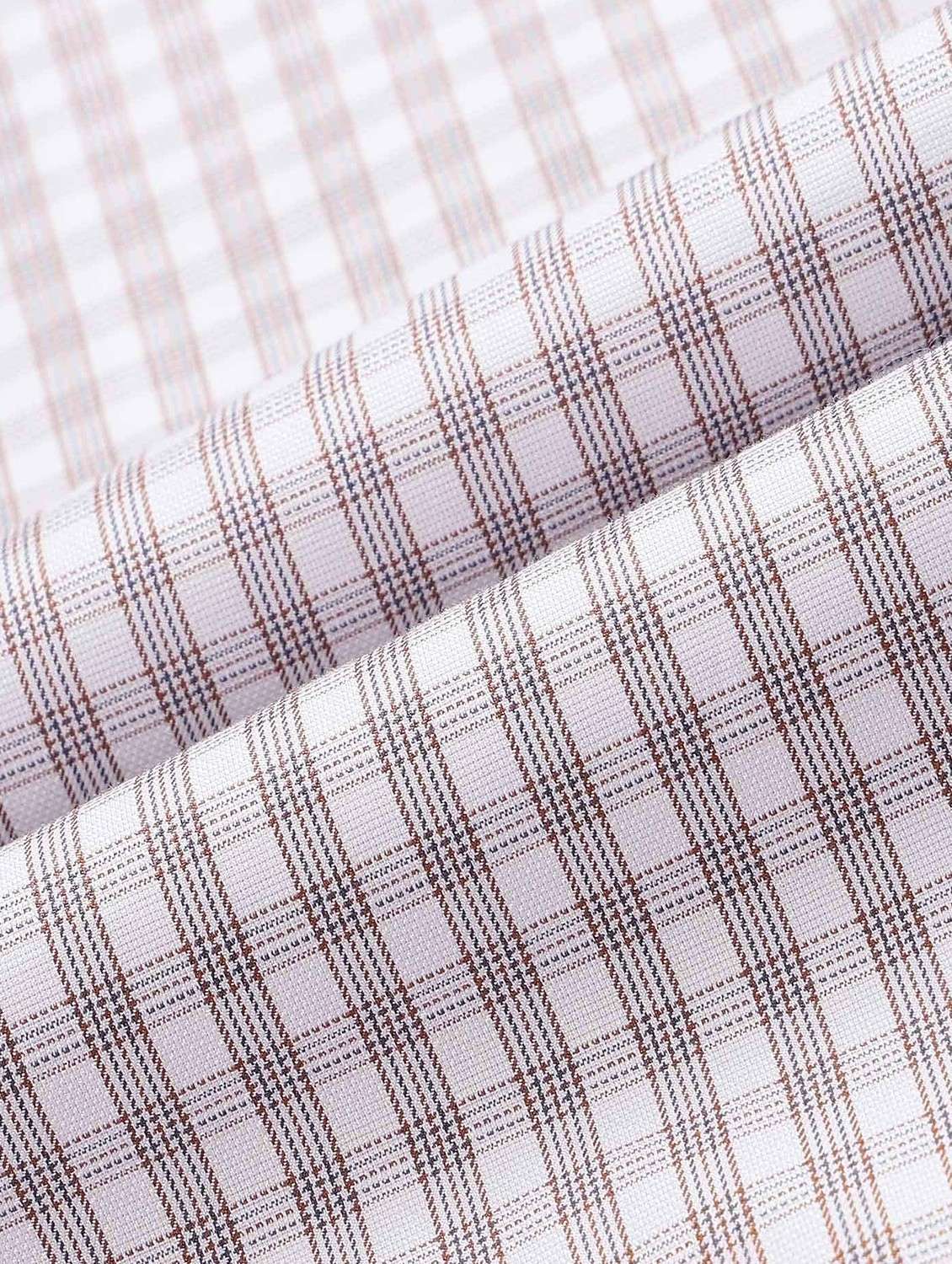 men checkered long sleeve regular fit formal shirt - 22024851 -  Standard Image - 5